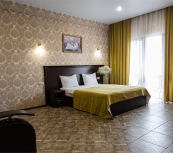 Улучшенный стандарт с боковым видом на море и горы в Karap palace hotel