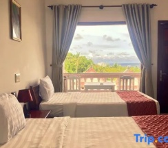 Двухместный номер Deluxe с видом на бассейн (2 отдельные кровати) в Hong Bin Bungalow Resort