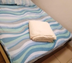 Номер эконом с 1 двуспальной кроватью (без окна) в Сити-В