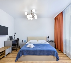 Однокомнатные апартаменты-студия с обеденной зоной в APARTVILLE