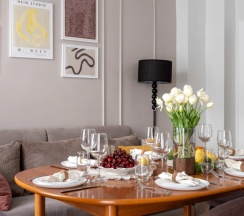 Апартаменты с 2 комнатами с балконом и с видом на город в GM Apartments