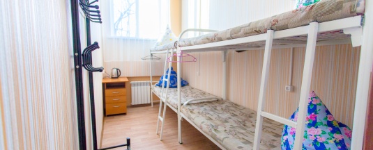 Койко-место в мужском номере на 4 человека в Корона