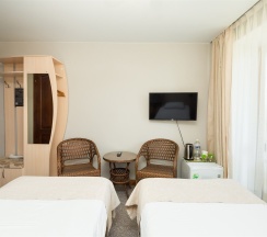 Стандарт с 2 отдельными кроватями (без вида) в Крестовая падь