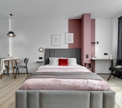 1-комнатные апартаменты студия Рэд в Dream Apartmens