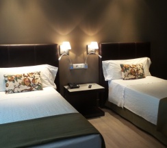 Двухместный номер Terrace Tetuan Street 2 отдельные кровати в Hotel Moderno