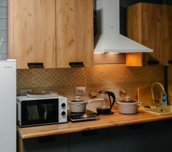 2-комнатные апартаменты люкс с 1 двуспальной кроватью в Радужный Архыз