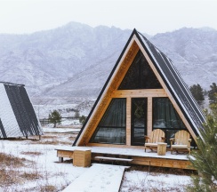 Дом А-фрейм вид на горы с одной спальней в Айвенго
