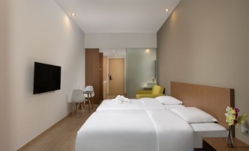 Двухместный номер Standard 2 отдельные кровати в Zhangjiakou Yunding Miyuan Prince Hotel