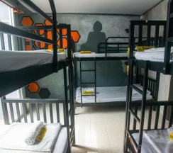 Двухместный семейный номер Standard двухъярусная кровать в Beehive Phuket Old Town - Hostel
