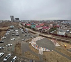 Двухместные апартаменты c 1 комнатой с балконом (двуспальная кровать) в Апартаменты у Валеевны