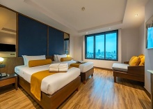 Двухместный номер Deluxe с красивым видом из окна двуспальная кровать в Graph Hotels Bangkok