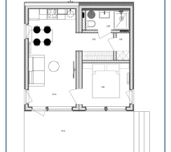 Дом с одной спальней и купелью в Opushka house Новожилово