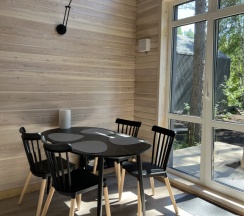 Коттедж с 2 комнатами с красивым видом из окна в Hygge Barn