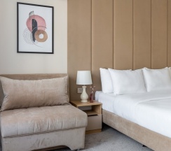 Трёхместный номер с видом на море в Kinney hotel sea view