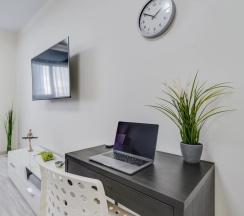 Двухместный люкс с видом на город (двуспальная кровать) в Business apartments