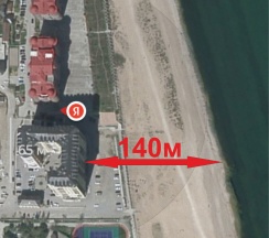 Квартира в Апартаменты на Времена года 15 3эт