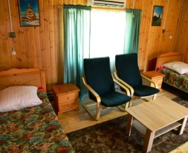 Двухместный номер Эконом (Корпус 2) 2 отдельные кровати в Ателика Улиткино