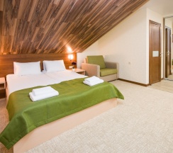 Номер делюкс улучшенный с 1 двуспальной кроватью (с завтраком) в Nreef