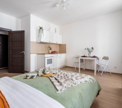 1-комнатные апартаменты студия в Leruka Home Kudrovo (Лерука Хоум Кудрово) на улице Столичная