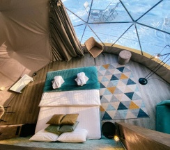 Геокупол Свидание на крыше в Вазуза Лав