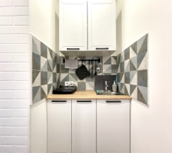 Одноместные апартаменты-студио (Метро Площадь Восстания/Александра Невского, 10 минут пешком) в Rauktis apartments