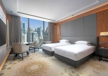 Двухместный номер клубный с видом на город 2 отдельные кровати в Hyatt Regency Bangkok Sukhumvit