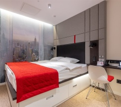 Улучшенный двухместный номер без окна (SMART Superior NW) в Maxima Domodedovo Hotel