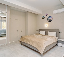 Апартаменты 56 с романтичным интерьером в Панорама парк