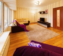 Трёхместные апартаменты с 2 комнатами в Апартаменты Bliss aparts: Centre-Rybinskaya 11