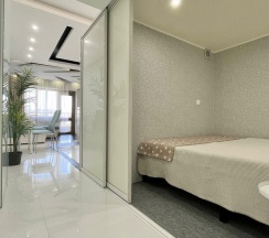 1-комнатные апартаменты студия Сочи, ул. Несебрская 14 в Deluxe apartments