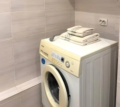 Двухместные апартаменты c 1 комнатой с балконом (двуспальная кровать) в Апартаменты PaulMarie на Якубовского