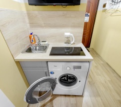 Апартаменты студия Рузовская ул, д 33 с 1 односпальной кроватью (без окна) в Veda Aparts