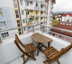 2-комнатные апартаменты премиум с балконом, вид на горы (#69) в Geo Apart