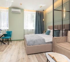1-комнатные апартаменты студия Березовая аллея, д.19 в Апартаменты Эстетическое Настроение Ботаника