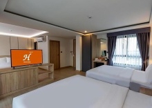 Двухместный семейный номер Standard двуспальная кровать в Heaven Hotel Chachoengsao