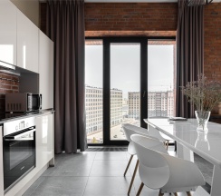 Grand апартамент для 8-ми гостей с видом на город в Sv Loft Apart