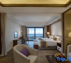 Двухместный семейный номер Standard с видом на море 2 отдельные кровати в Jinghai Hotel & Resort