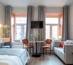 Двухместная студия Superior двуспальная кровать в Light house