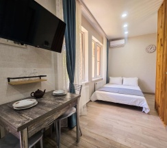 Апартаменты студия с 1 двуспальной кроватью кв. 25 в Deluxe apartments