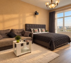 Паруса 299 | Панорамное окно | Проектор 4К | 23 этаж | Вид на ЗАГС в gosh.rent