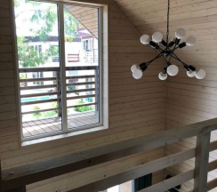 Коттедж с 3 комнатами с балконом и с красивым видом из окна в Лазурный берег