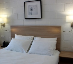 Номер Первой категории с одной двухспальной кроватью в Time