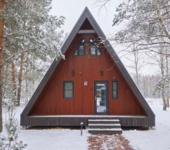 № 15 A-Frame 77 m2 с камином, кондиционером и террасой (оснащение дома см. Подробнее) в Les holidays