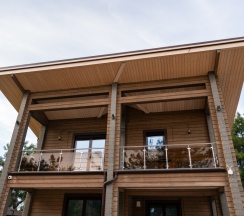 Коттедж с балконом в Литфонд