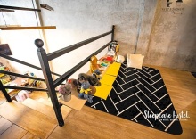 Кровать в общем номере в Sleepcase Hostel