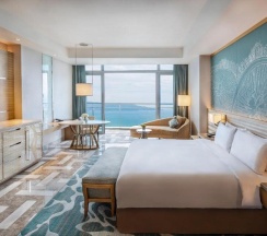 Двухместный номер с видом на океан двуспальная кровать в Atlantis Sanya