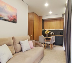 Апартамент со спальней ПРИМУЛА. Бассейн. Сауна. в Панорама Ачишхо