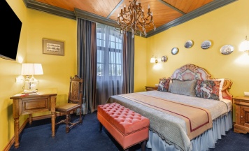 Двухместный номер Комфорт на 1 этаже двуспальная кровать в Villa Romanov Wine Club & SPA