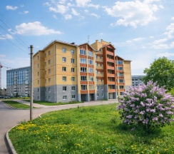 1-комнатные апартаменты с 1 двуспальной кроватью, 28.8 м², цокольный этаж в Апартаменты на Ветеранов