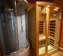 Коттедж «Семейный» с инфракрасной сауной в Клевер